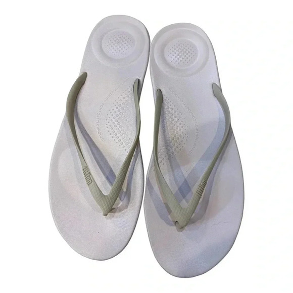 Fitflop thong flip flops light pink size 11 - Picture 2 of 6